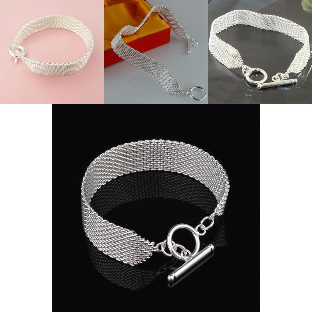 Versatile And Premium Quality Jewelry New Arrivals Sterling Silver Wide Bracelet Bangle