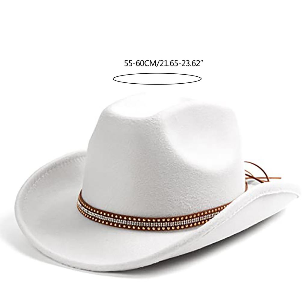 Wide Brim Cowboy Hat Knight Hat for Bachelorette Party Music Festival Versatile for Club Stage Bar Photo Props