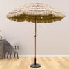 Miscanthus Rice Umbrella: Outdoor Sunshade & Garden Decor Prop