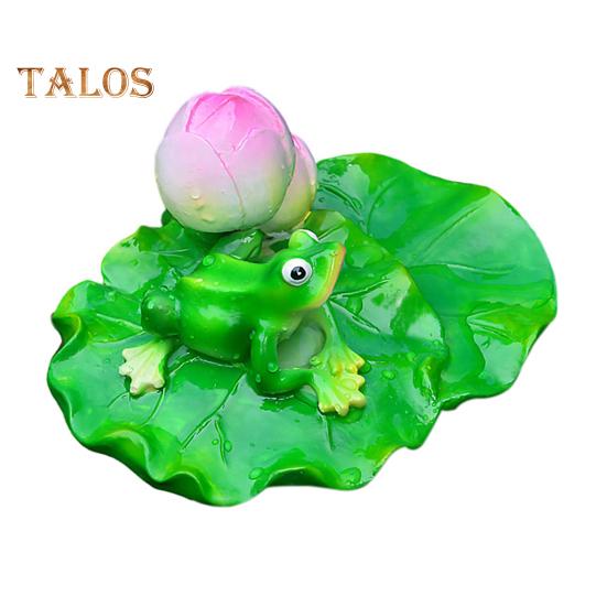 Statua Rana Fluttuante Resina Cartone Animato Rana Rilassante Ornamento Rana Fluttuante per Laghetto Statuetta Rana Fluttuante per Acquario Giardino Piscina Decorazione Elemento Acqua