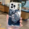 Anime Jujutsu Kaisen Satoru Gojo Gradient Phone Case for iPhone 16 15 14 13 12 11 8 7 6 Pro Max Plus XS XR Hard Shockproof Cover