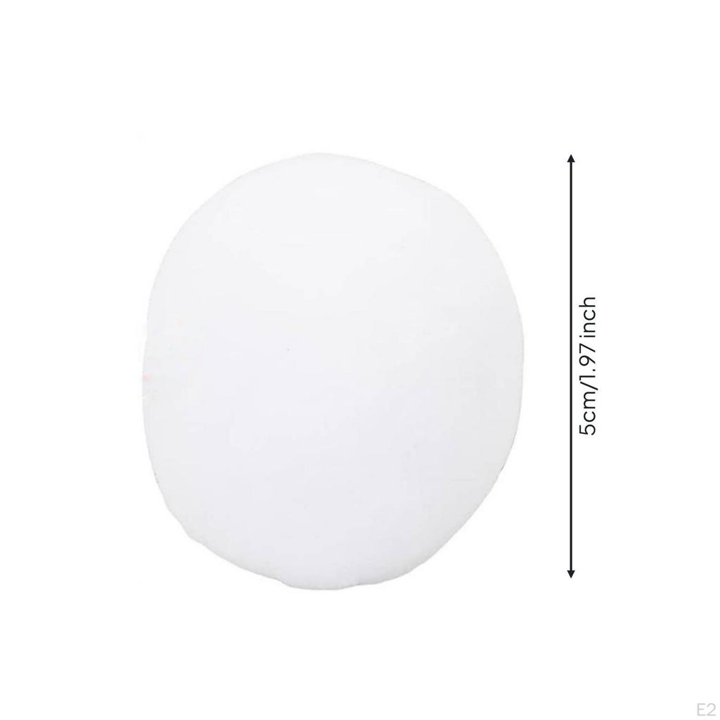 60 Pieces Artificial Snowball with Mesh Bag Lightweight Snow Ball Mess-Without