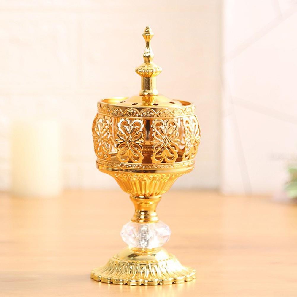 

Arabian Bakhoor Incense Burner Mabkhara Censer Candle Holder Metal Decorative