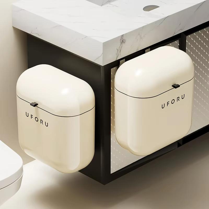 New 9L/12L Household Kitchen, Bathroom Wall Mounted Garbage Can, Narrow Space Large Capacity High Appearance Level Garbage Can