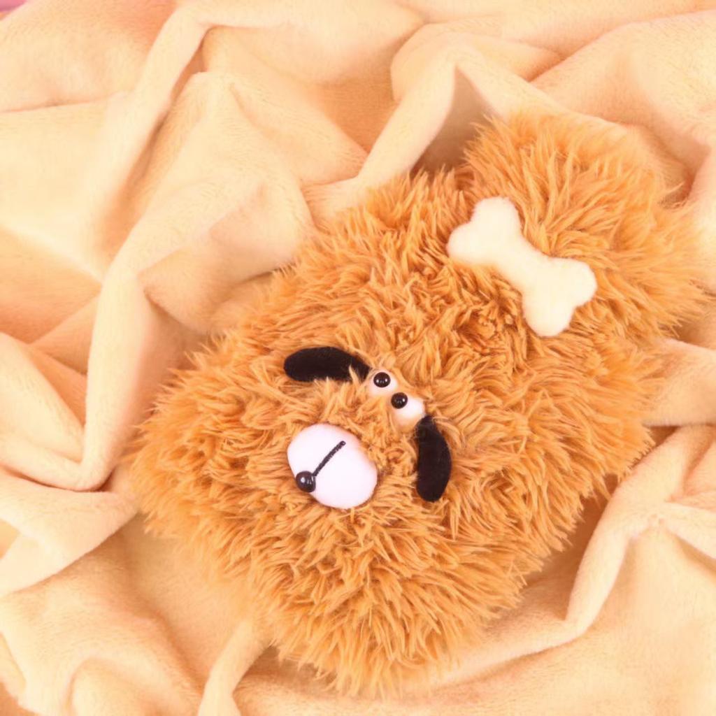 Cute Cartoon Monster PVC Hot Water Bag for Abdomen and Bed, Explosion-Proof