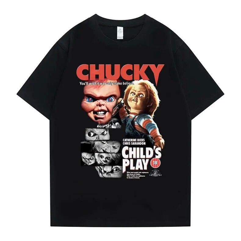 

Chucky You ll Wish It Was Only Make Believe T-shirt Catherine Hicks Chris Sarandon Child‘s Play Tshirt Unisex Women Hip Hop Tees