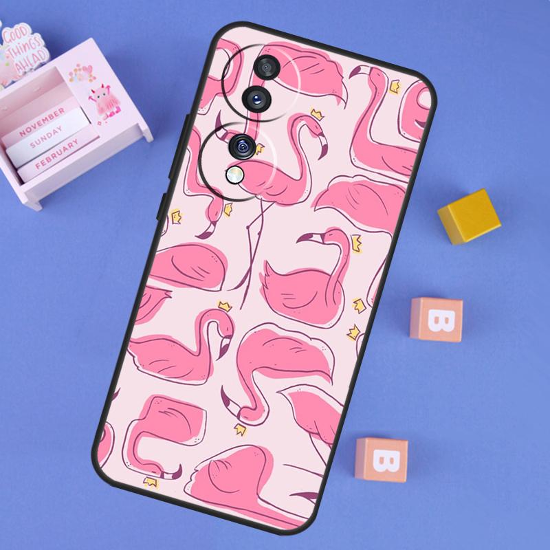 Flamingo Case For Honor X9d X9a X9b X9c X8b X8c Win RT 200 400 Pro 70 90 Magic 7 Lite 5 6 8 Pro Cover