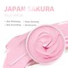 LAIKOU Sakura Clay Mask Tiefenreinigung, Aufhellung, Reparatur von Hautschlamm, koreanische Gesichtsmaske, Ölkontrolle, Schrumpfen der Poren, Hautpflege, 80 g