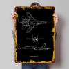 Sukhoi Su 27 Metal Poster Customized Wall Art Retro Vintage Tinplate Signs for House Decor Decoration Living Room Man Cave Home