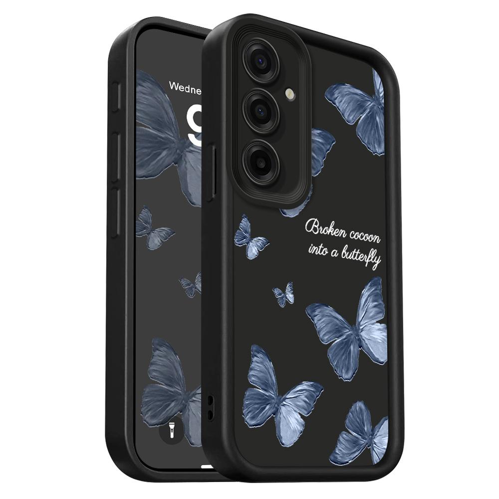 Flying Butterflies Phone Case For Samsung Galaxy M54 M36 M34 M32 M23 M22 M16 M15 M14 M13 M12 M02 5G Staircase Soft Cover