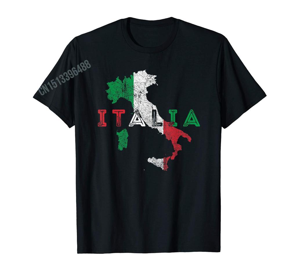 Men Women T Shirt More Design Italy Flag Vintage Italian design Italia TShirt Map Tops 100 Cotton Tees