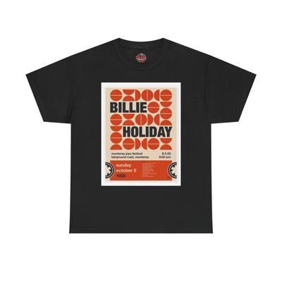 Billie Holiday 5. Okt. Monterey Fairgrounds CA Retro Konzertposter T-Shirt