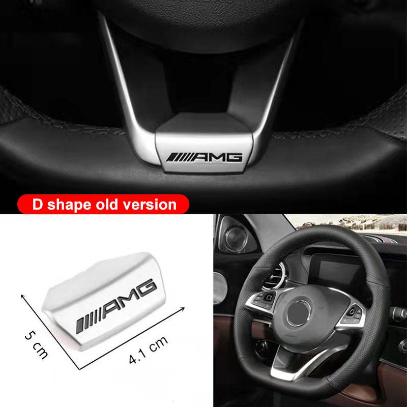 Car Steering Wheel Sticker Badge Interior Decoration For Mercedes Benz AMG GLC GLA GLB GLE GLS CLA W204 W205 W203 W169 W211 W212