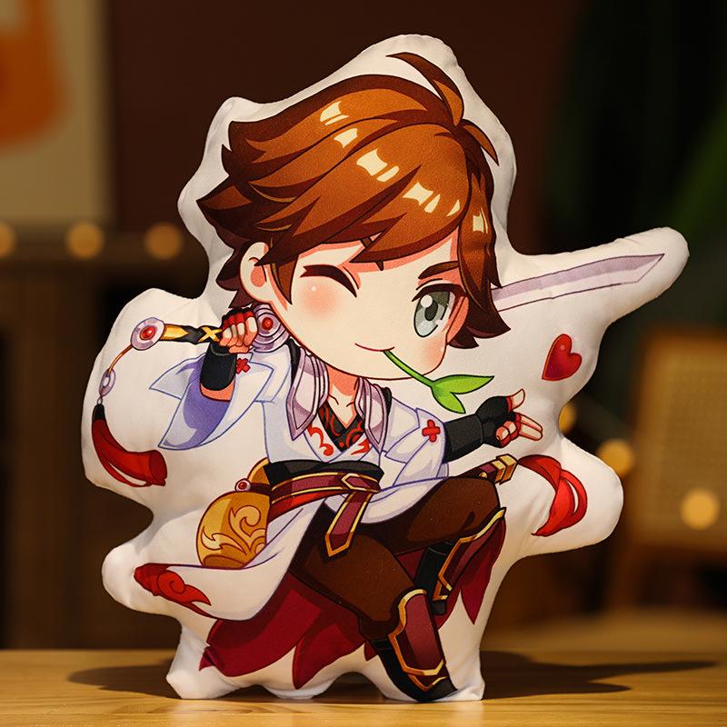 King Quality Premium Glory Video Game Hero Plush Cushion Pillow Soft Crystal Velvet Cartoon Print