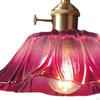 Contemporary Floral Pendant Light with Glass Shade for Home Decor