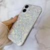 Starry Glitter Sequins Bling Silicone Case For iPhone 16 15 14 13 12 11 Pro X XS XR Max 8 7 6 Plus SE Bumper Transparent Cover