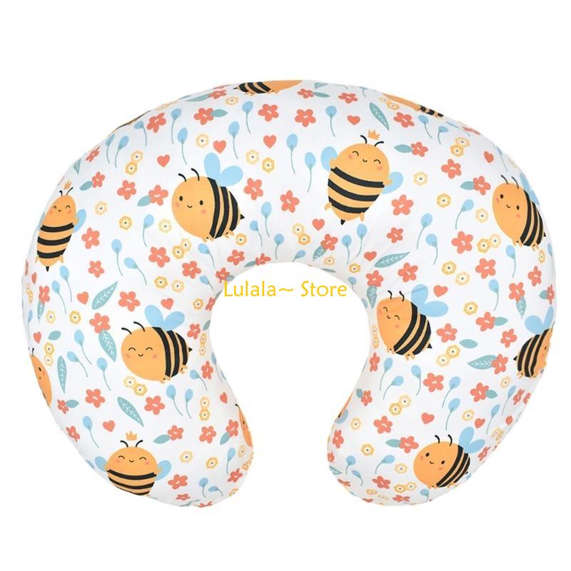 Y4QA Breastfeeding Pillow Cover Newborns Nursing Pillowcase Pillow Slipcover Detachable Nursing Pillow Protections Sleeve