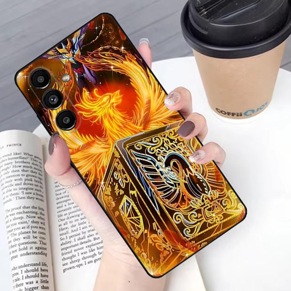 S-Saint S-Seiya Phone Case For Samsung S 25,24,21,22,23,30,20,Ultra,Plus,Fe,Lite,Note,10,9,5G Black Soft