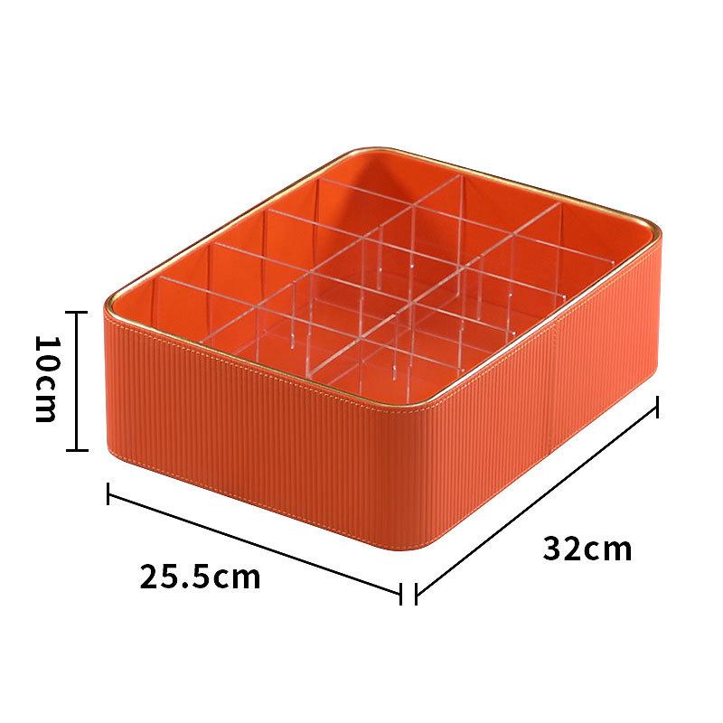 Storage Box Large Capacity Socks Shorts Divided Sorting Artifact 3-in-1 Storage Box