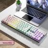 HP K500Y Retro Punk Round Keycap Backlit Wired Keyboard