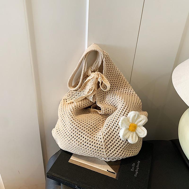Summer Beach Woven Large Capacity Bag For Vacation And Casual Outings