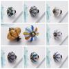 Single Hole Pumpkin Handle Multiple Colors Furniture Knob Durable Vintage Door Handle  Drawer