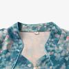 Paster Autumn Floral Tang Suit Set for Middle-Aged Women