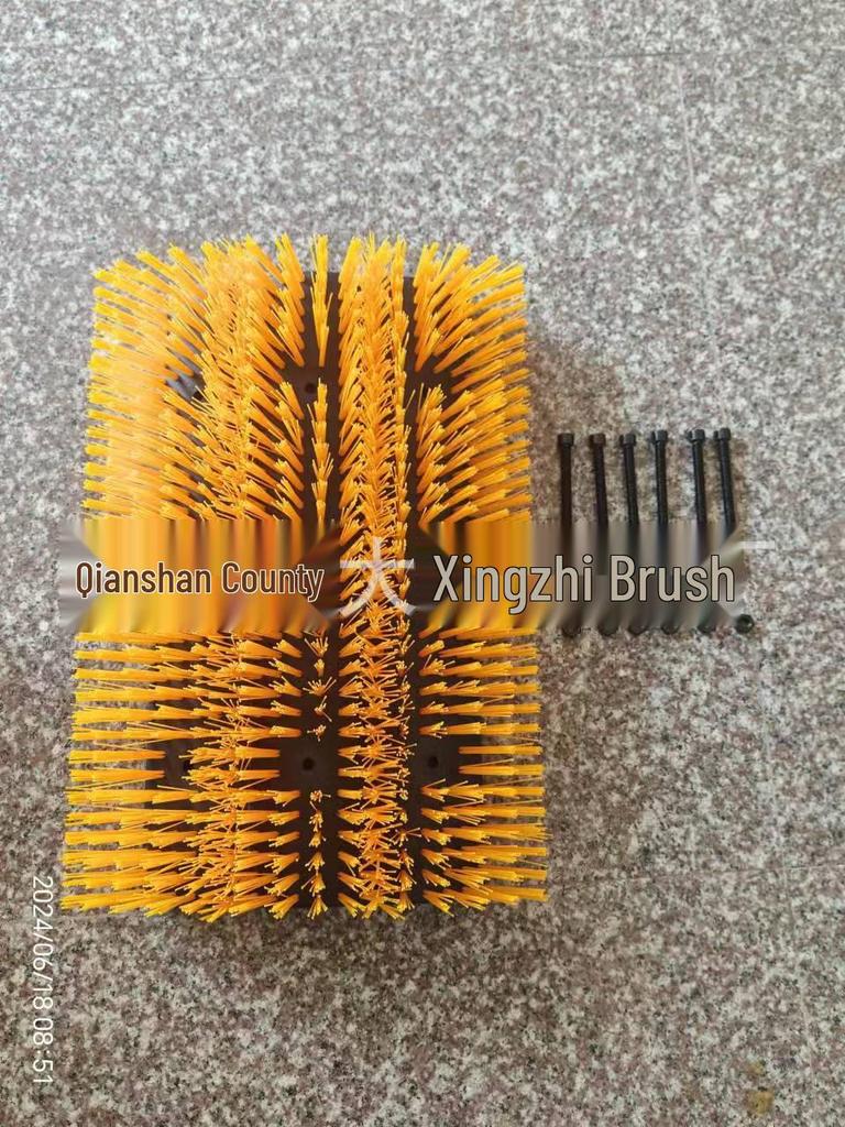 Bardzo Duża Składana Szczotka do Ciała Krowy – Trójsekcyjna Rolka do Masażu i Drapania do Czyszczenia Zwierząt Gospodarskich