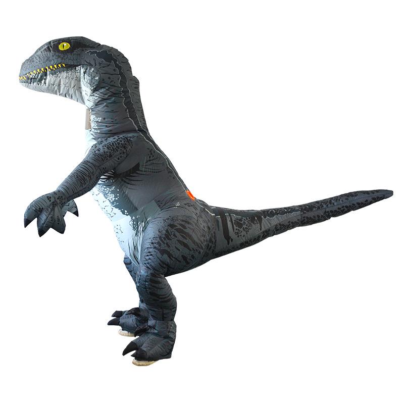 Halloween Velociraptor Inflatable Costume for Outdoor Fun and Parties