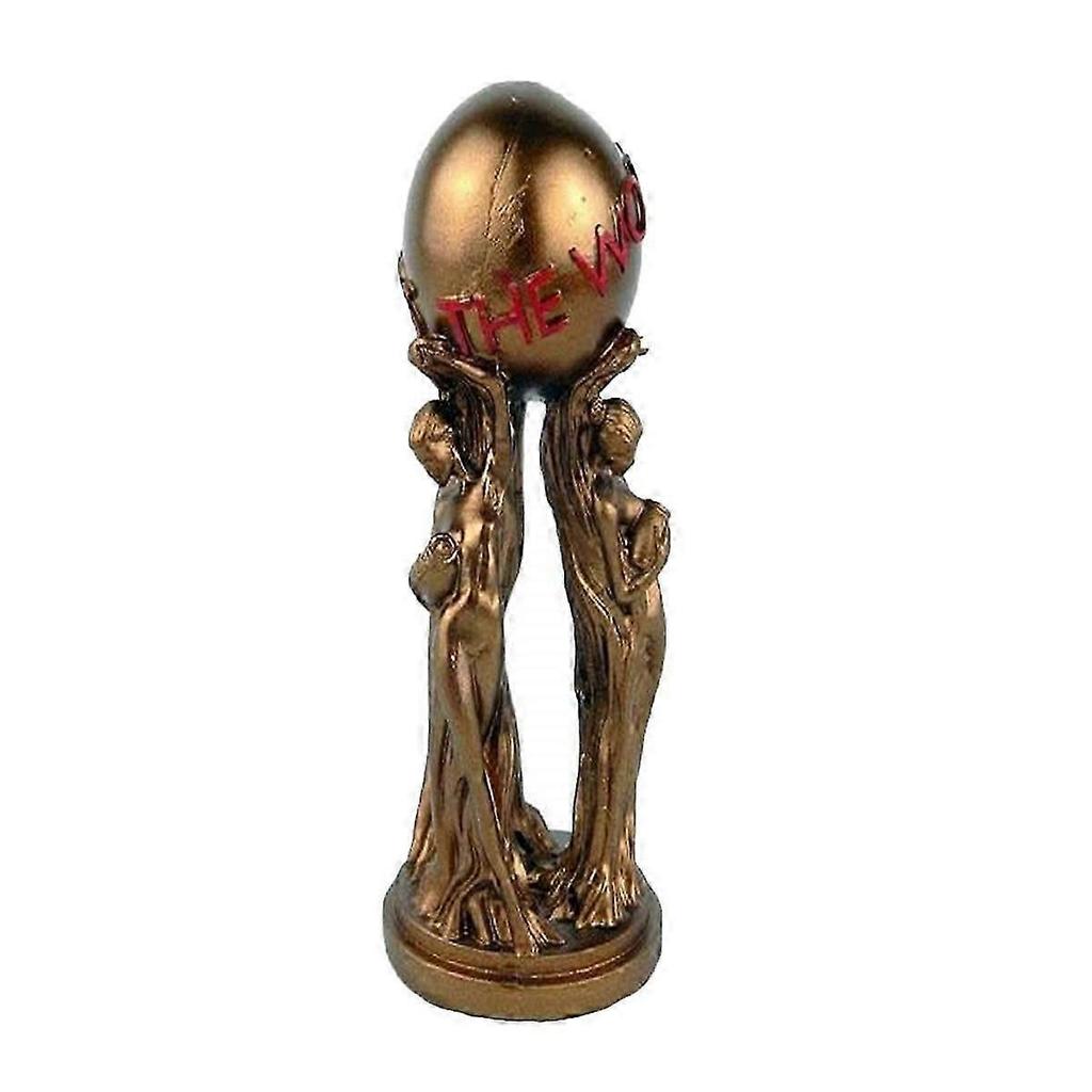 The World is Your Statue Trophy for Office Home Decoration Birthday Graduation Ceremony Resin Statue