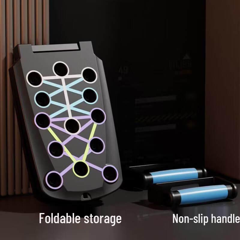 Multi-functional 22-in-1 Push-up Board with Resistance Bands