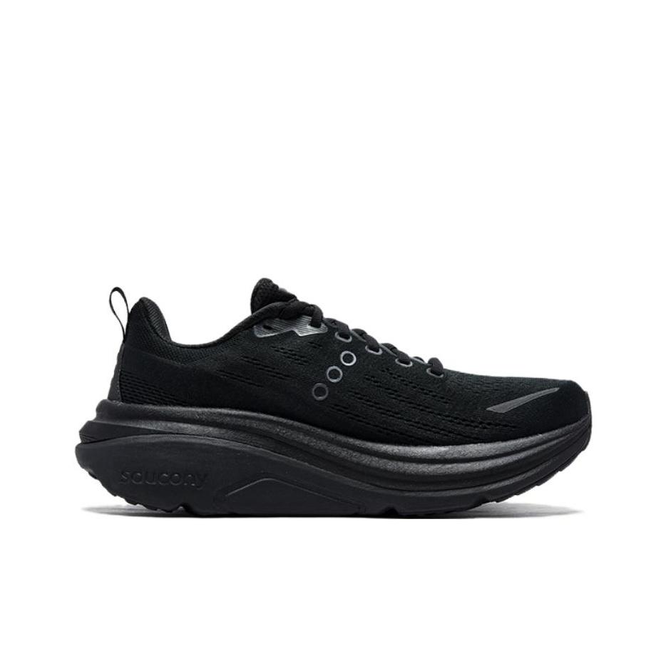 Saucony Hurricane 25 Comfortable Soft Running Shoes Unisex Running Shoes Black S21026-501
