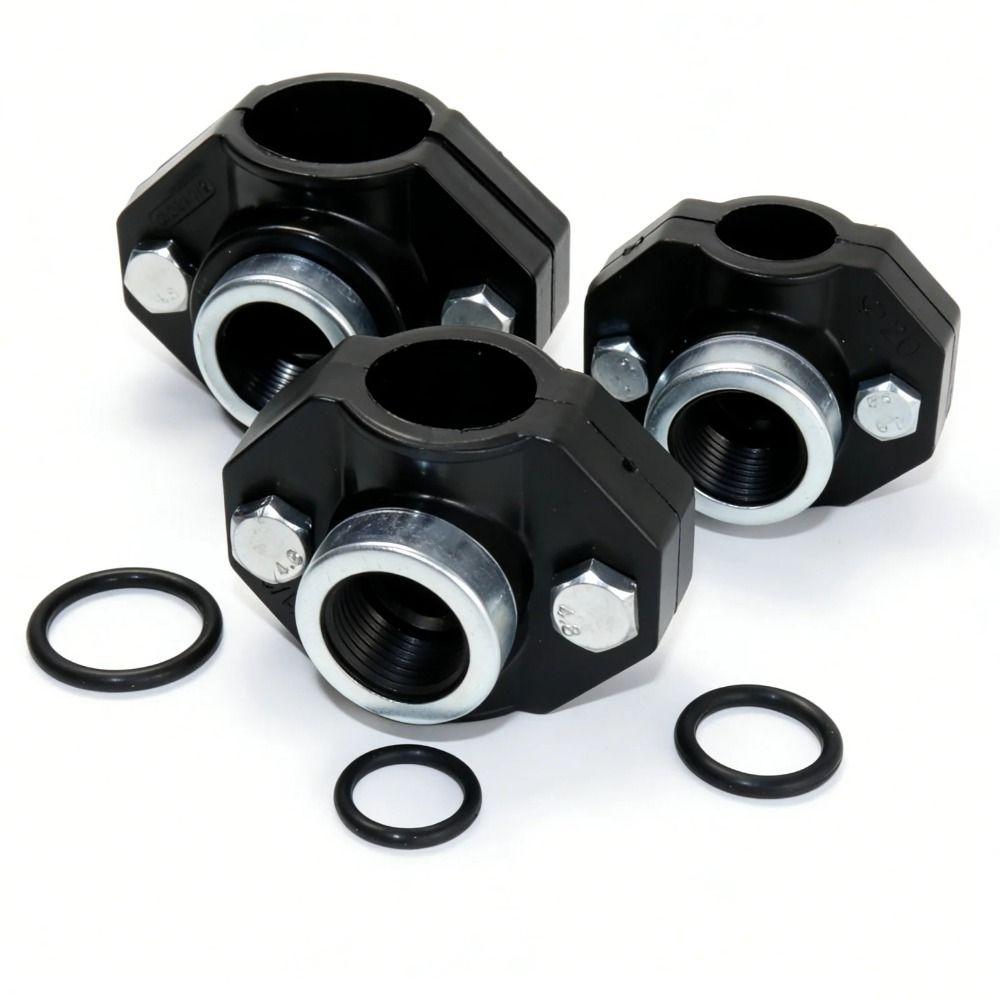 Professional Female Thread PE Water Pipe Connector Repairing Leak-Proof Pipe Clamp Durable Water Splitter Garden