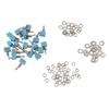 20Pcs MTS-101 2 Position For Toggle Switch Kit 2 Pin SPST ON-OFF 6A 125VAC Two Position Switch Kit Accessories