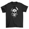 Gothic_14 Skull Horns T-Shirt: Spookily Stylish and Darkly Hilarious Design for Go