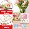 Mother'S Day Decorations Love Letters Wooden Ornaments Mother'S Birthday Party Decorations Hollowed Out Decorazioni Per Giardini