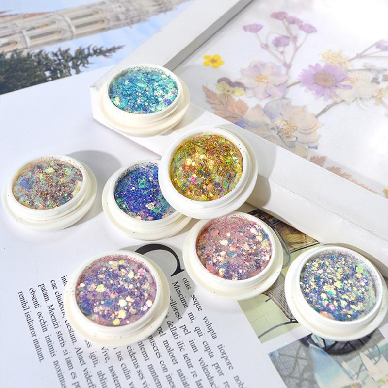 Diy Epoxy Resin Material Fairy Pupil Sequins Eye Makeup Sequins Color Powder Bright Gradient Pigment Manicure Crafts