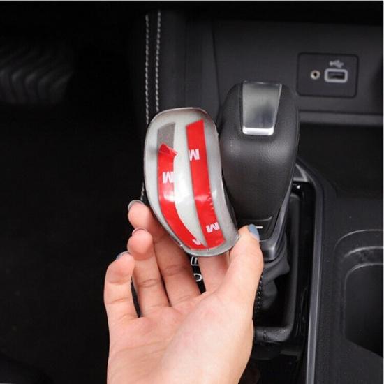 Carbon Fiber Black Gear Shift Knob Cover Trim For Nissan Sentra Altima 2020-2024