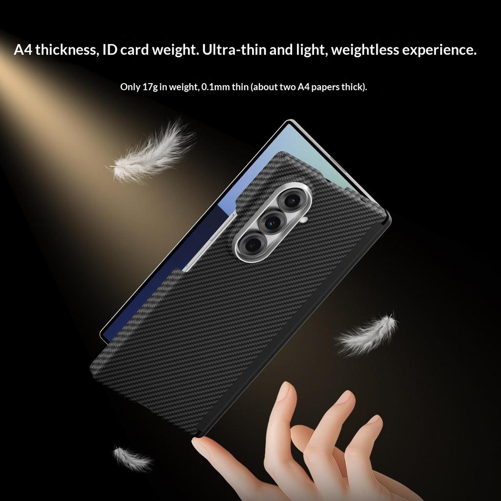 GKK For Samsung Galaxy Z Fold7 5G Case Kevlar Texture Dual Axis PC Slim Phone Cover Magnetic Hinge Protection