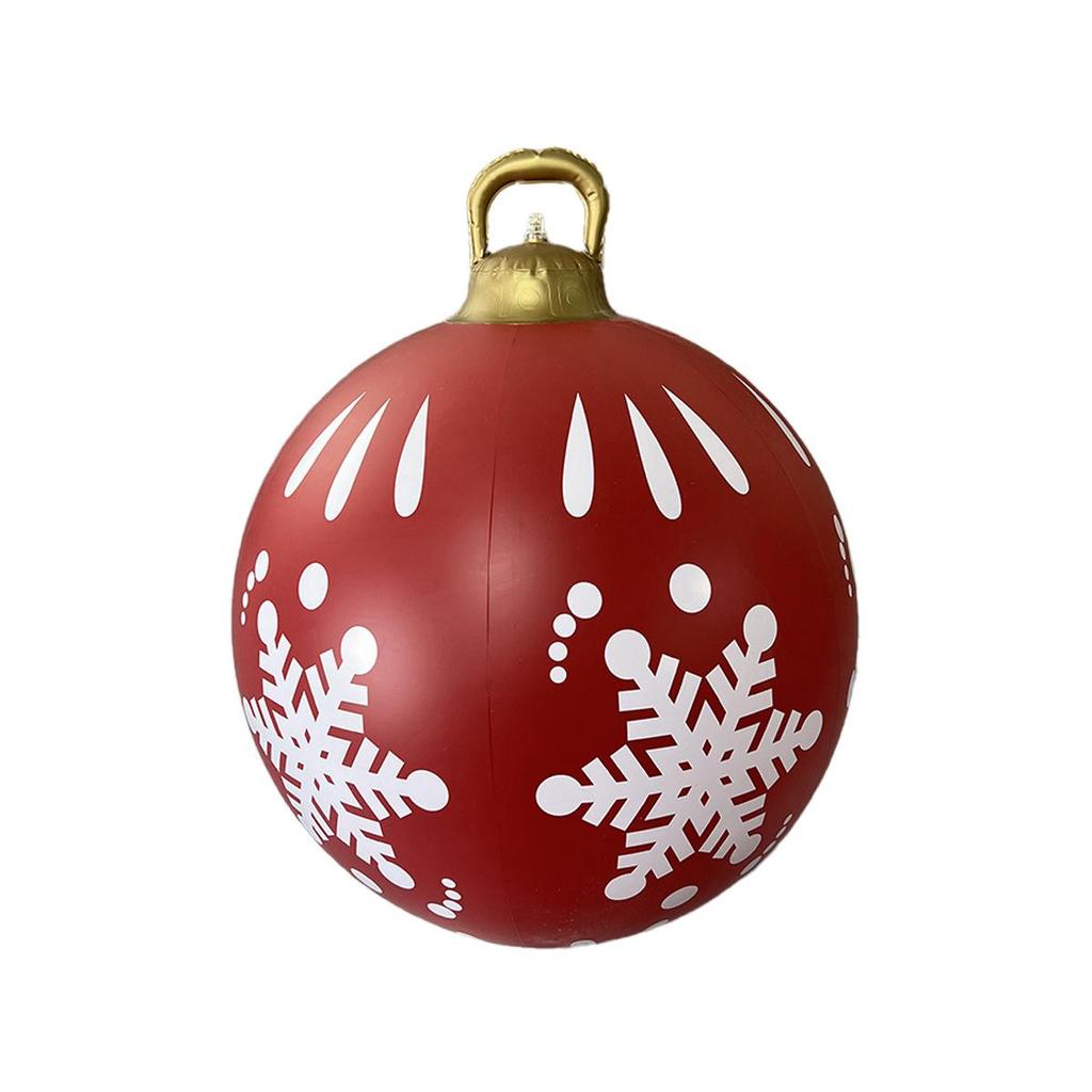 Eco-friendly PVC Inflatable Christmas Ball for Indoor & Outdoor Festive Decoration