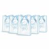 5er Set Wiederverwendbare Tragbare Mitgebseltasche Klare PVC Geschenktasche mit Band Gestanzte Griffe Blumentasche