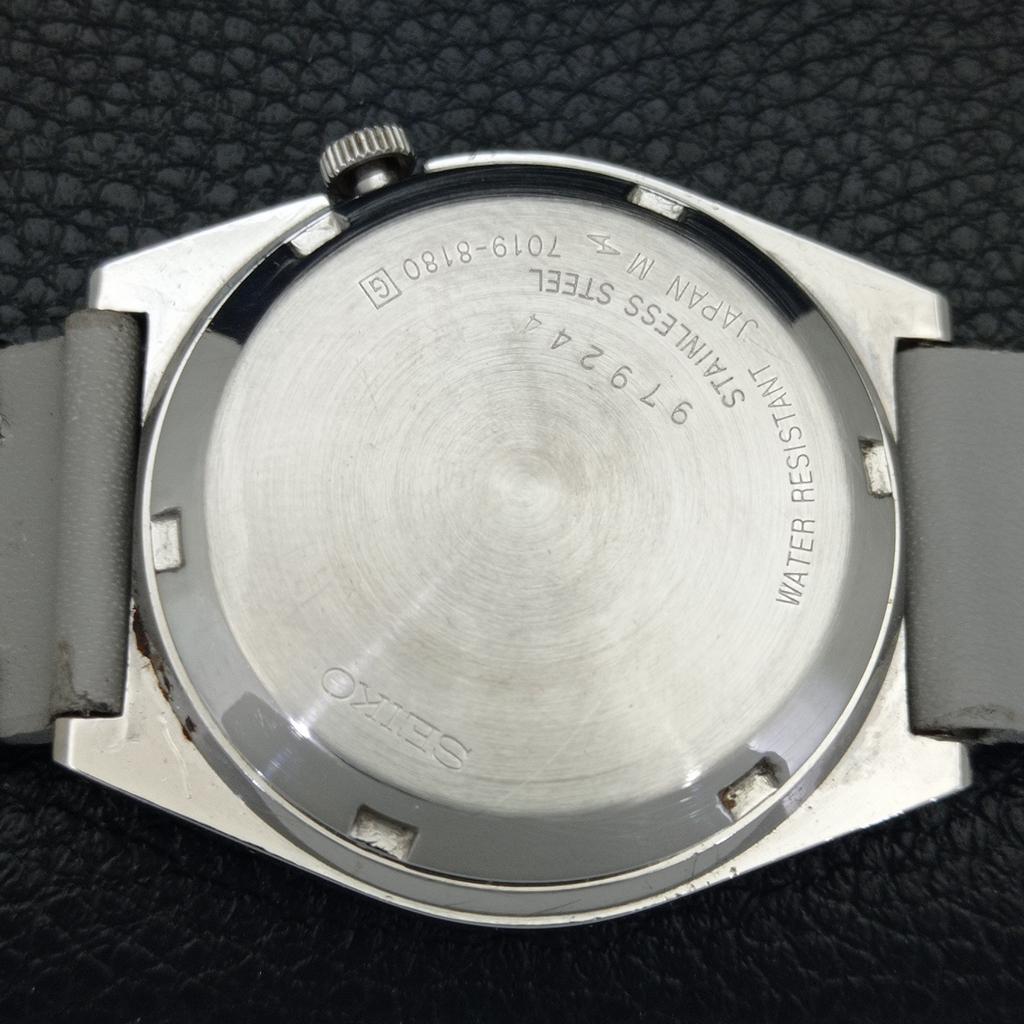 JAPAN VINTAGE SEIKO 5 AUTOMATIC 7009A MENS ORIGINAL DIAL WATCH a702373-5 R124-a702373