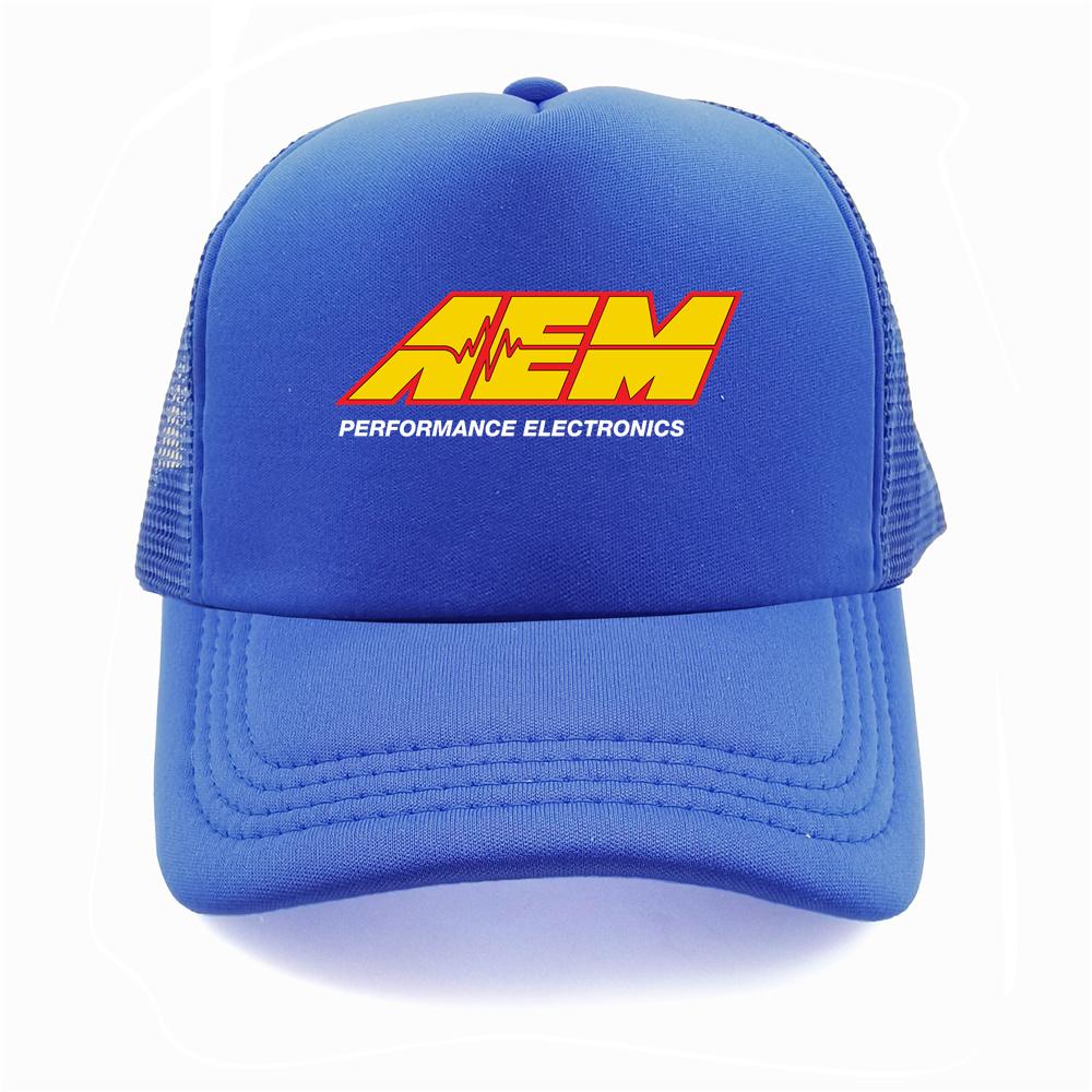 Aem Performance Electronics Trucker Cap Men Aem Hat Baseball Cap Unisex Outdoor Mesh Net Caps MZ-619