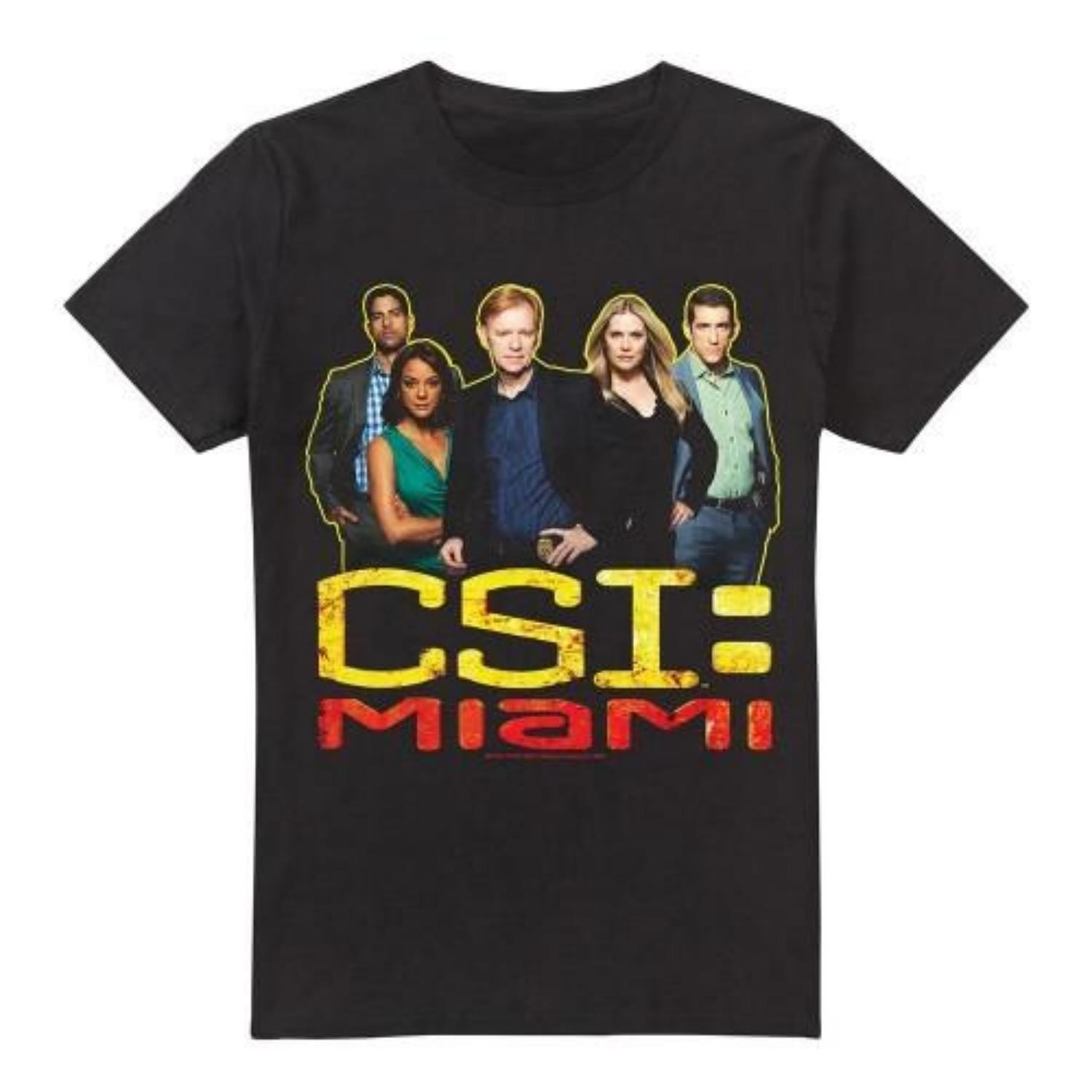 

CSI_ Miami Men s Cast T-Shirt S чёрный