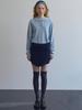 TINKNIT Cashmere Polo Knit_Sky Blue