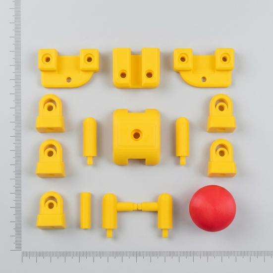 Vintage Game Joystick Keycap 3D Printed Novelty Mechanical Keyboard Keycap 4-Key Linkage Mini Fighting Controller Button Attachment for Gamer