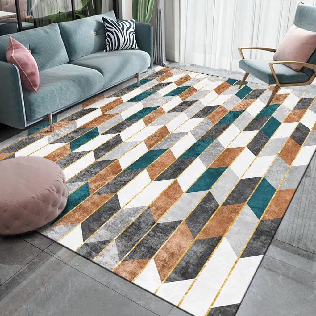 Nordisch Modern Einfach Teppich Zebra Streifen Wohnzimmer Schlafzimmer Dekoration Haus Modern Sofa Tisch Matte Teppich Große Fläche Teppiche