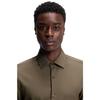 Hugo Boss Mens Solid Slim Long-Sleeved Shirt