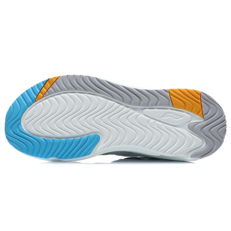 Li Ning 001 Ti Classic Low top Running Shoes Unisex Gray Blue AGLR009-1
