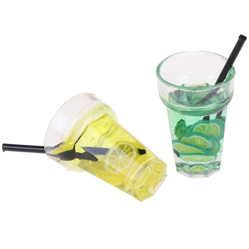 1:12 Scale Cup Drink For Dollhouse Miniature Toy Doll Food Kitchen Accessories